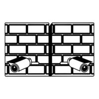 Flat Integrity firewall brick pattern concept as Minimal design of brick like tiles forming a firewall pattern for election integrity Camera pans across the wall revealing differe Square Square vector