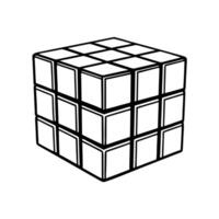 Flat Integrity Rubiks cube concept as Illustration of a Rubiks cube with each face representing different aspects of election integrity Camera slowly rotates the cube revealing va Square Square vector