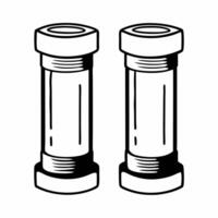 Flat Integrity sealed prediction time capsules concept as Close up of time capsules representing sealed poll predictions each with visible integrity seals Camera slowly pans acros Square Square vector