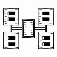 Flat Integrity secured prediction data packets concept as Close up of glowing data packets representing secured poll predictions traveling through digital pathways Camera follows Square Square vector