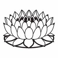 Flat Loy Krathong with Floating Lotus concept as Create a illustration of a Loy Krathong with floating lotus flowers surrounding it isolated against a white background The Square Square vector