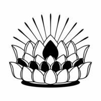 Flat Loy Krathong with Glowing Lanterns on a Glossy Lake concept as Illustrate Loy Krathong floating on a glossy lake surrounded by glowing lanterns The design features ample copy Square Set 5 Square vector