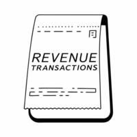Flat Macro Close up of Electronic Receipt concept as A detailed close up of an electronic receipt displayed on a transparent surface The camera angle shifts to reveal holographic Square Square vector