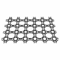 Flat Nanotech enhanced renewable energy harvesting concept as Extreme close up of nanostructures on a solar cell surface Camera pans across the surface showing the intricate desig Square Square vector