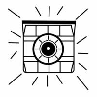Flat Neural network marketplace concept as Tracking shot through a complex glowing neural network Camera weaves through synapses and nodes each representing a product or service Square Square vector