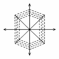 Flat Orbiting ESG risk and opportunity matrix concept as Close up of a three dimensional matrix rotating in space representing ESG risks and opportunities Camera moves around the Square Square vector