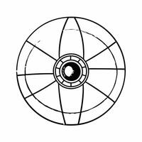 Flat Orbiting stakeholder ecosystem with ESG focus concept as Close up of a spherical ecosystem model representing various stakeholders rotating in space Camera pans across the sp Square Square vector