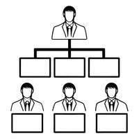 Flat Plain backdrop with ESG decision tree concept as Static shot of a plain white backdrop featuring a minimalist decision tree with ESG factors as branches Camera slowly zooms o Square Square vector