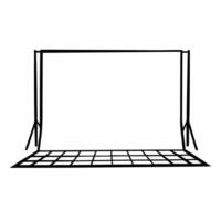 Flat Plain backdrop with shadow play of renewable energy concept as Static shot of plain white backdrop with intricate shadow play depicting various renewable energy sources wind Square Square vector