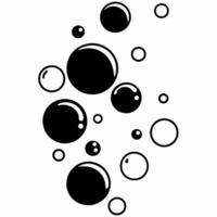 Flat Plain background with floating donation bubbles concept as Clean light background with donation amount bubbles floating upwards Camera follows individual bubbles as they rise Square Square vector