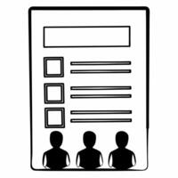 Flat Plain gradient with silhouetted politicians concept as Soft gradient background from light to dark gray with black silhouettes of politicians in various poses Camera pans acr Square Set 2 Square vector