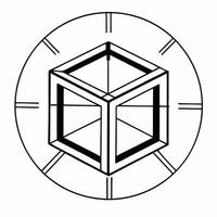 Flat Plain white space with holographic ESG data concept as Camera slowly zooms out from a close up of holographic ESG data floating in a plain white space The data forms intricat Square Square vector