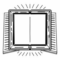 Flat Policy book frame with flying page highlights concept as Medium shot of a frame shaped like an open book with key policy pages flying out and highlighting important points Ca Square Square vector