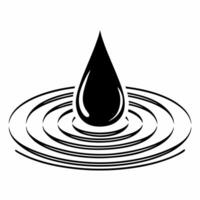 Flat Policy impact ripple effect concept as Illustration of a policy droplet creating ripple effects across various societal sectors Camera slowly zooms out to reveal the full imp Square Square vector