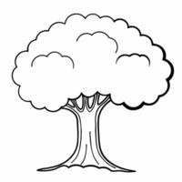 Flat Policy tree in misty business landscape concept as Wide shot of a glowing tree with policy keywords as leaves set in a misty abstract business landscape Camera slowly zooms o Square Square vector