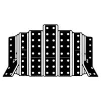 Flat Poll number domino tiles concept as Cartoon style domino tiles with poll numbers forming a falling pattern Camera follows the domino effect emphasizing changing poll results Square Square vector