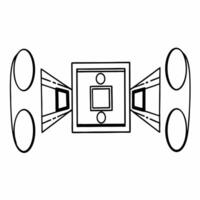 Flat Quantum superposition policy simulator concept as Close up of a quantum computer simulating multiple policy outcomes simultaneously Camera circles the quantum processor revea Square Square vector