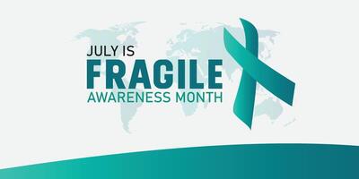 Fragile X Awareness Month good for Fragile X Awareness Month celebration. flat design. brochure design.flat illustration.simple and elegant design vector
