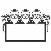 Flat Santas Floating Christmas Stocking concept as Create a illustration of a Christmas stocking floating in mid air against a white background showcasing its defiance of gr Square Square vector
