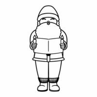 Flat Santa with a Holographic Loy Krathong and Candles concept as Illustrate Santa holding a holographic Loy Krathong adorned with glowing candles The design features ample copy s Square Set 2 Square vector