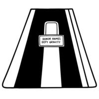 Flat Soaring fundraising goal with antigravity donor names concept as Wide shot of a fundraising goal marker soaring upwards with donor names defying gravity to attach themselves t Square Square vector