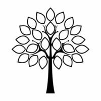 Flat Soft Abstract Community Tree with Bokeh Leaves concept as A tree composed of community figures with bokeh leaves symbolizes growth through compromise in ESG negotiations The Square Square vector