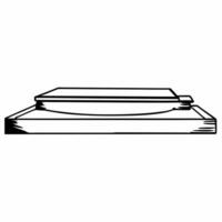 Flat Supportive hands outline podium concept as Medium shot of a podium covered in minimalist white outlines depicting supportive hand gestures Camera slowly pans across the podiu Square Square vector