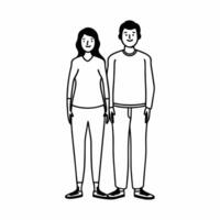 Flat Surprise pregnancy announcement concept as Tracking shot following a couple in a casual setting Focus on one partner secretly setting up a pregnancy reveal Zoom in on the ot Square Square vector