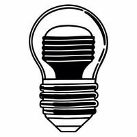 Flat Sustainable innovation lightbulb ecosystem concept as Animation of a large lightbulb filled with a miniature ecosystem of sustainable innovations Camera moves inside the bulb Square Square vector