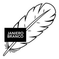 Flat White feather on plain background concept as Close up of a single white feather on a plain background Camera slowly zooms out revealing the feathers delicate details Large c Square Square vector