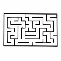 Flat White labyrinth outline tiles concept as Seamless pattern of simple white labyrinth outlines Camera slowly moves through the labyrinths suggesting a journey Represents the p Square Square vector