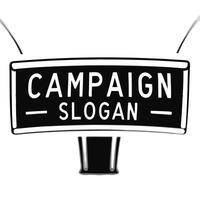 Floating campaign slogan word cloud concept as Close up of a holographic word cloud forming a campaign slogan with keywords pulsating based on usage Camera slowly zooms out to rev Square Square vector