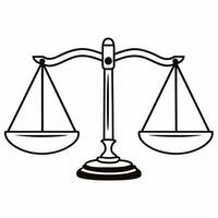 Floating white balance scales concept as Medium shot of white balance scales hovering in mid air Camera slowly pans across the scales as they tilt representing emotional equilibri Square Square vector