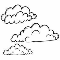 Floating white clouds concept as Close up of white clouds gently floating upwards Camera slowly moves through the clouds suggesting mental clarity and space Isolated on white bac Square Square vector