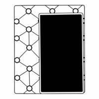 Glossy plain background with interconnected network nodes and copy space concept as A static image of a glossy plain white background showcasing subtle interconnected network nodes Square Set 2 Square vector