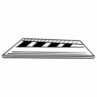 Glossy surface reflecting ESG rating scale concept as Panning shot of a glossy surface reflecting an ESG rating scale Camera moves along the scale showing progression from low to Square Square vector