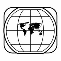 Glossy surface reflecting global ESG ranking map concept as Pan across a glossy surface reflecting a global map with countries color coded based on ESG rankings Camera tilts up to Square Square vector