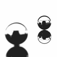 Glossy spheres representing ESG pillars concept as Close up pan across three glossy spheres representing Environmental Social and Governance pillars Camera pulls back to show the Square Square vector
