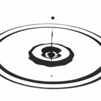 Glossy surface with ripple effect of sustainable choices concept as Close up of a glossy surface with a ripple effect emanating from a central point representing the far reaching i Square Square vector