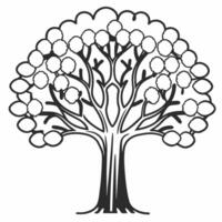 Green business idea tree with sustainable fruit concept as Animation of a tree growing from a seedling with branches forming into various sustainable business ideas renewable ener Square Square vector