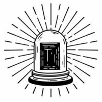 Holographic ballot box with predictive aura concept as Close up of a glowing holographic ballot box surrounded by a shimmering aura representing poll predictions Camera slowly rot Square Square vector
