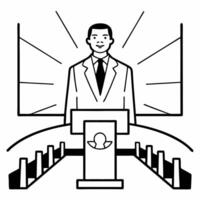 Holographic election integrity guardian concept as Wide shot of a large holographic figure representing an election integrity guardian overlooking a miniature election landscape C Square Set 2 Square vector