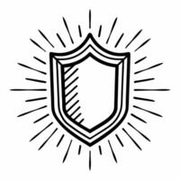 Holographic integrity shield concept as Close up of a shimmering holographic shield protecting election data Camera slowly pans across the shields surface revealing intricate secu Square Square vector