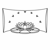 Holographic Loy Krathong with Glowing Butterflies concept as Showcase a glowing holographic Loy Krathong floating on water surrounded by shimmering butterflies The camera gently t Square Square vector