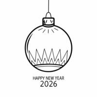 Holographic Ornament concept as An isolated holographic ornament with intricate designs symbolizing the festive spirit of Happy New Year 2026 The camera captures the reflective su Square Set 3 Square vector