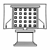 Holographic poll worker with integrity aura concept as Wide shot of a holographic poll worker surrounded by a glowing integrity aura Camera slowly circles the figure revealing var Square Square vector