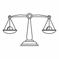 Holographic scales balancing profit and planet concept as Panning shot of holographic scales with a gold coin on one side and a miniature Earth on the other perfectly balanced Glo Square Square vector