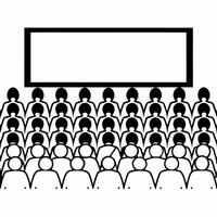Impromptu mindfulness flash mob concept as Wide shot of a mindfulness flash mob forming in a public space Camera follows the spread of stillness through the crowd Shows creative Square Square vector