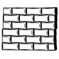 Integrity firewall brick pattern concept as Minimal design of brick like tiles forming a firewall pattern for election integrity Camera pans across the wall revealing different se Square Square vector