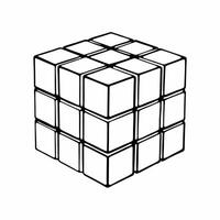 Integrity Rubiks cube concept as Illustration of a Rubiks cube with each face representing different aspects of election integrity Camera slowly rotates the cube revealing various Square Square vector